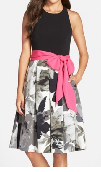 Eliza J Dresses & Skirts - Eliza J stretch crepe fit and flare dress